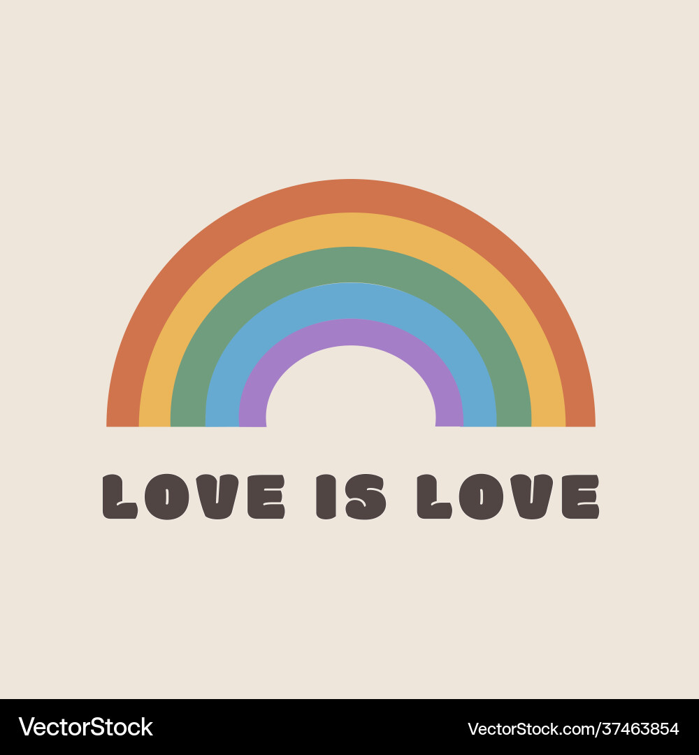Lgbt pride month gay rainbow in pastel colors Lgbt pride month gay rainbow in pastel colors Vector Image