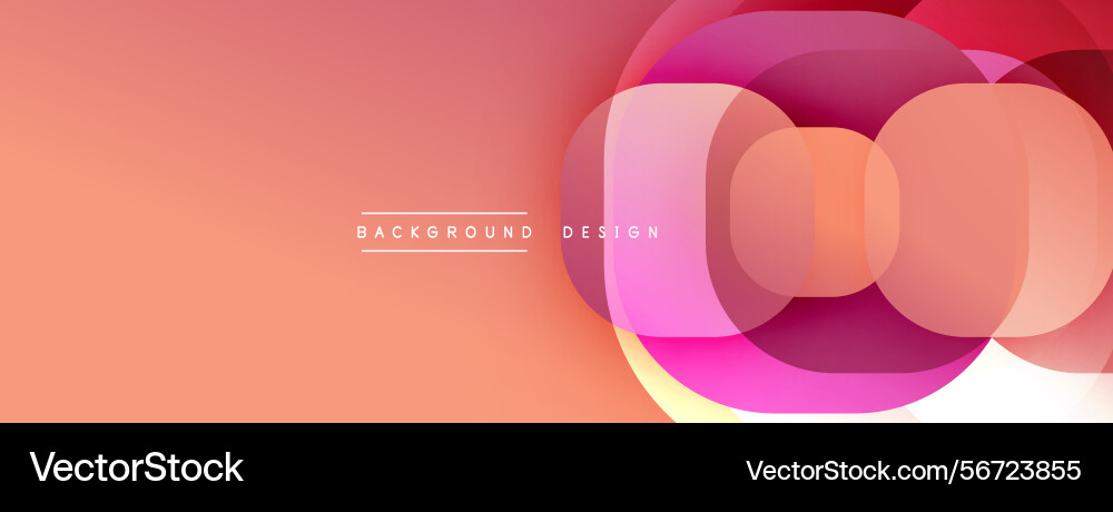 Abstract design features overlapping circles Abstract design features overlapping circles vector image