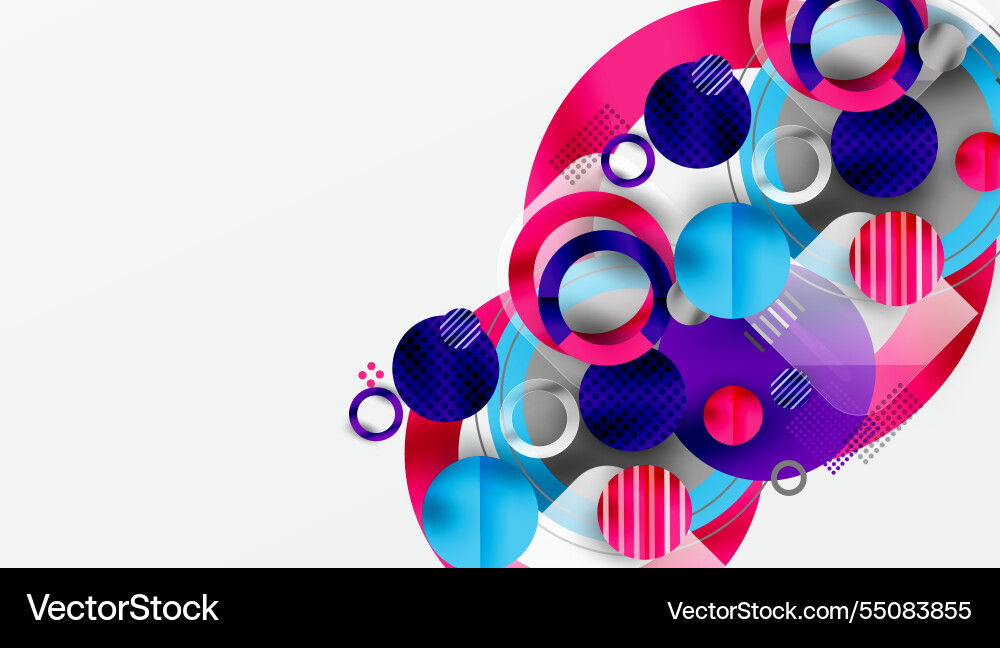 Abstract geometric background with overlapping Abstract geometric background with overlapping Vector Image