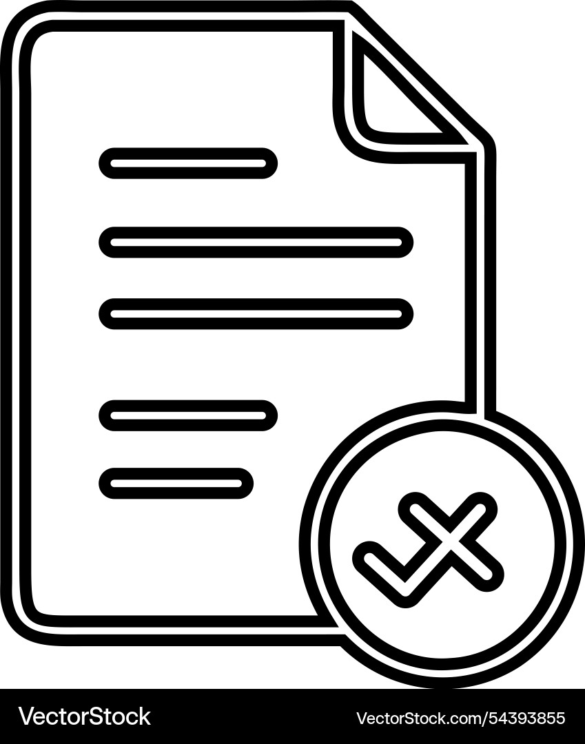 Document validated icon Vector Image
