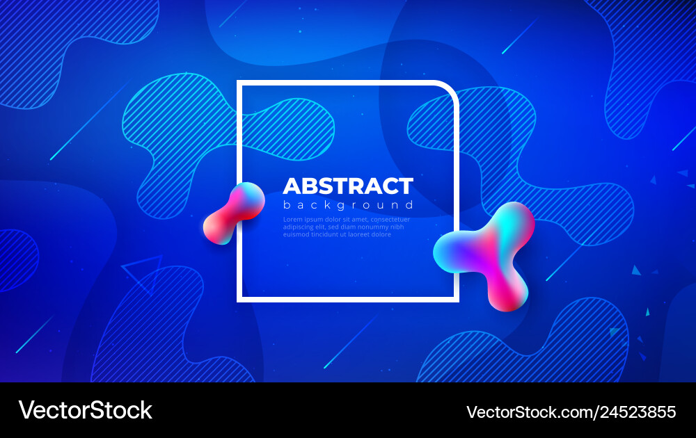 Liquid color background design fluid gradient Vector Image