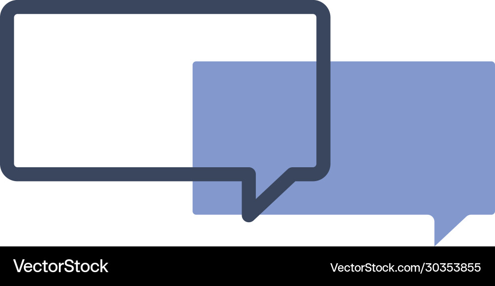 Message icon great for any use speech bubble chat Message icon great for any use speech bubble chat vector image