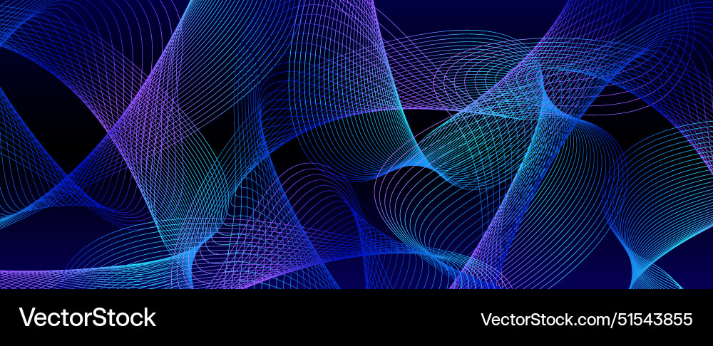 Shapes created with lines in the space Shapes created with lines in the space Vector Image