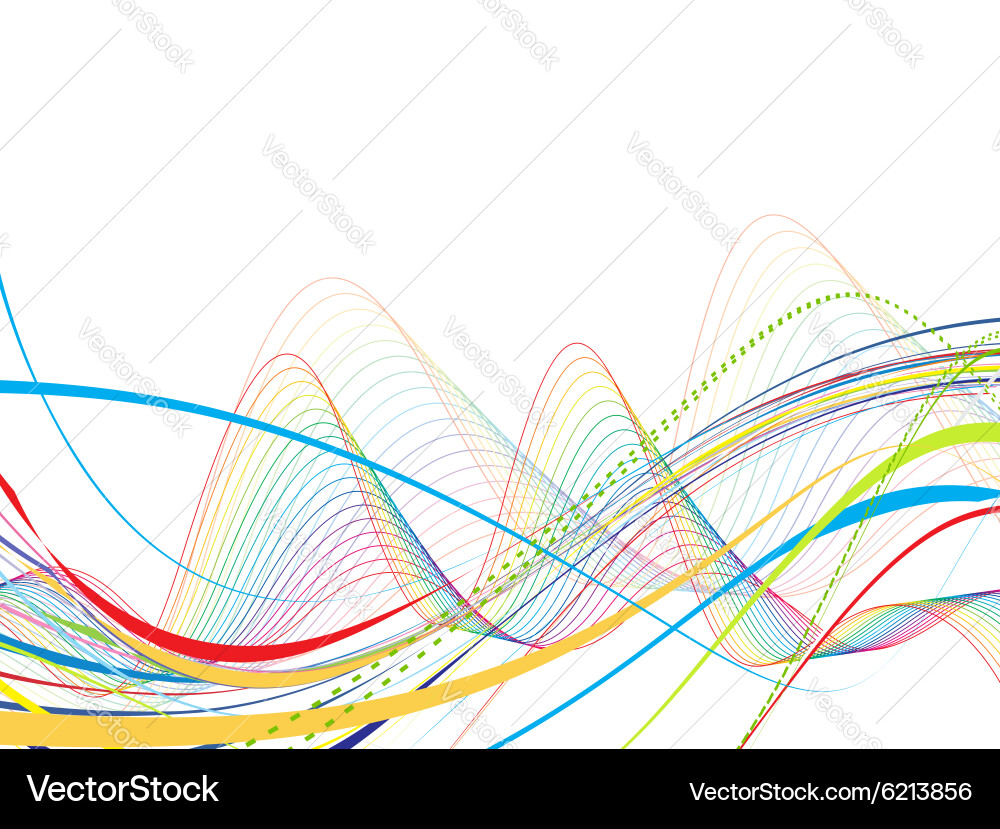 Abstract wave Royalty Free Vector Image - VectorStock