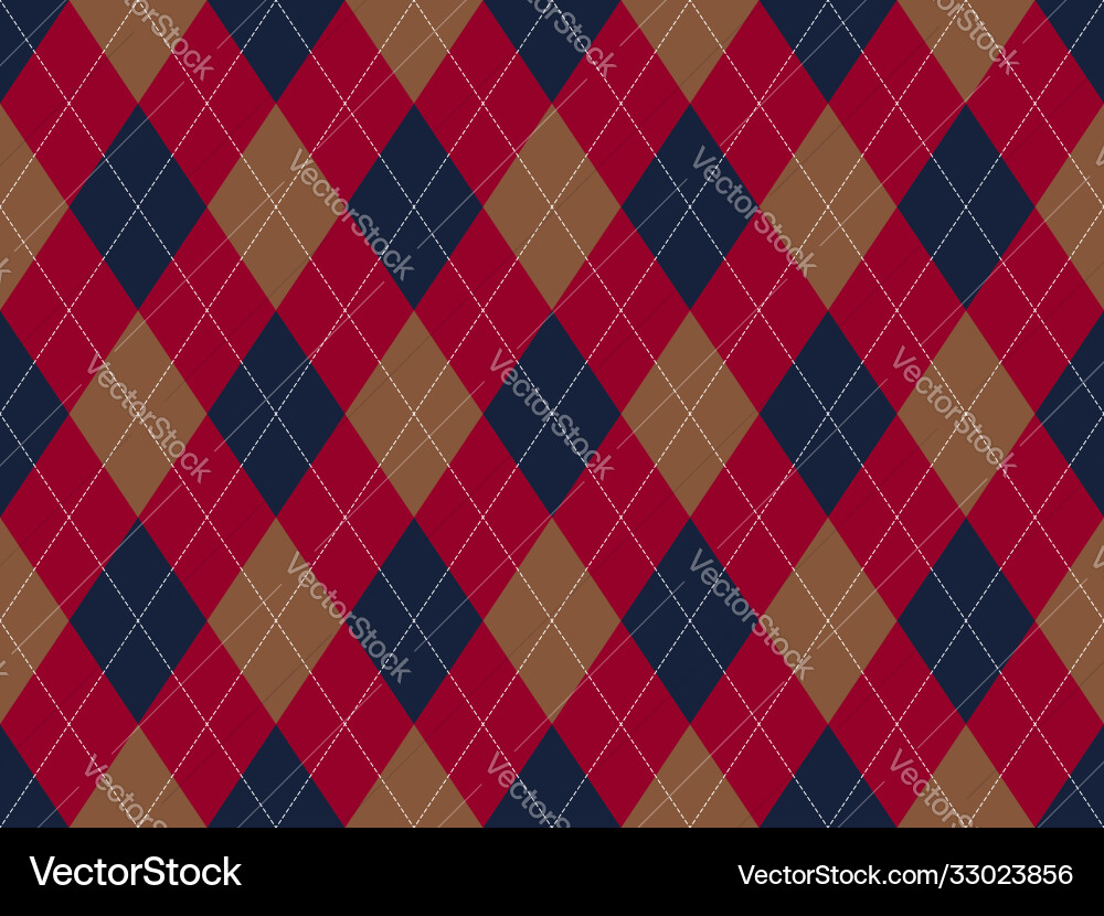 Argyle pattern seamless fabric texture background Argyle pattern seamless fabric texture background vector image