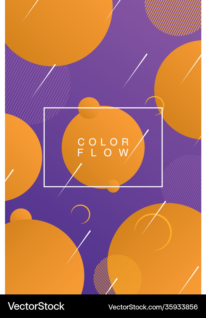 Color vivid flow with rectangle frame background Color vivid flow with rectangle frame background vector image