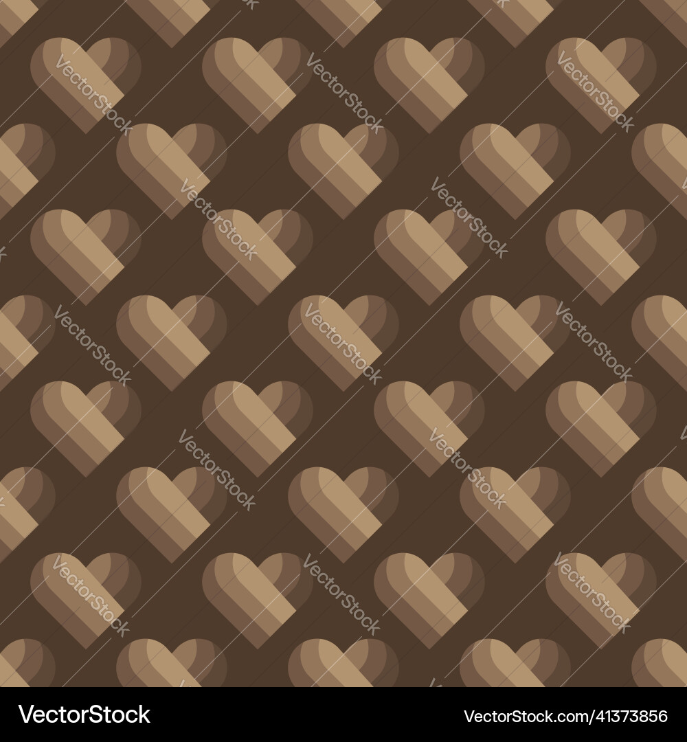 Heart Pattern Background Vector Image