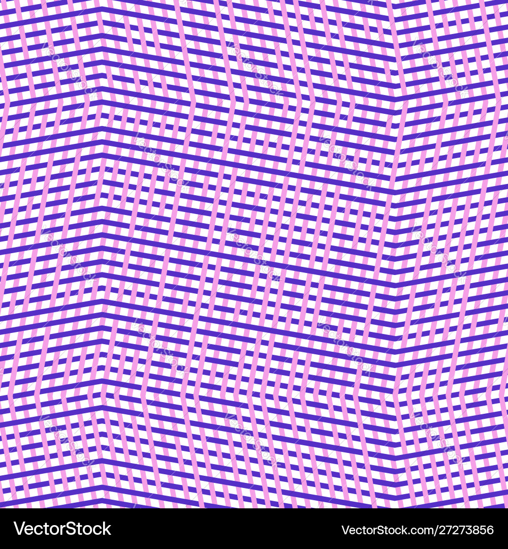 Intersected interweaved irregular lines stripes vector image