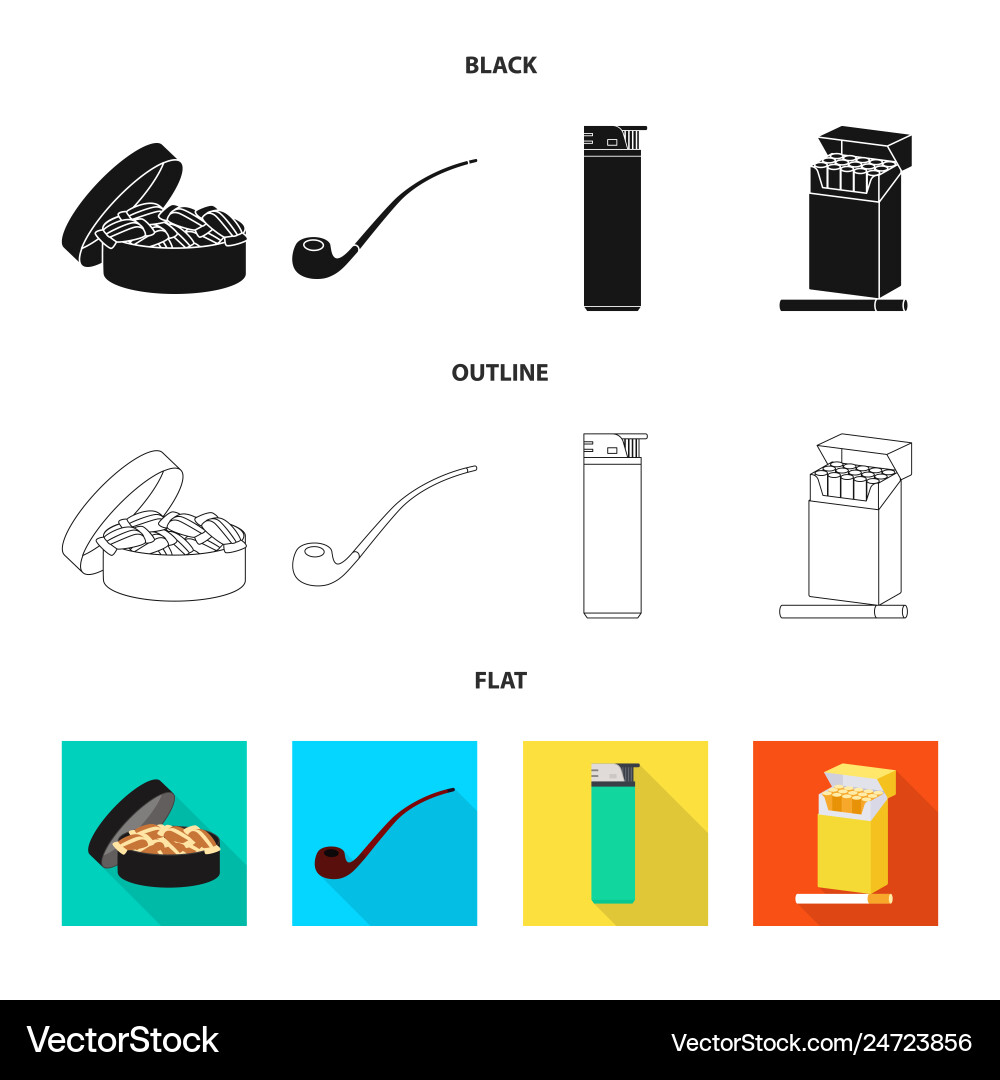 Isolated object of refuse and stop logo set Isolated object of refuse and stop logo set vector image