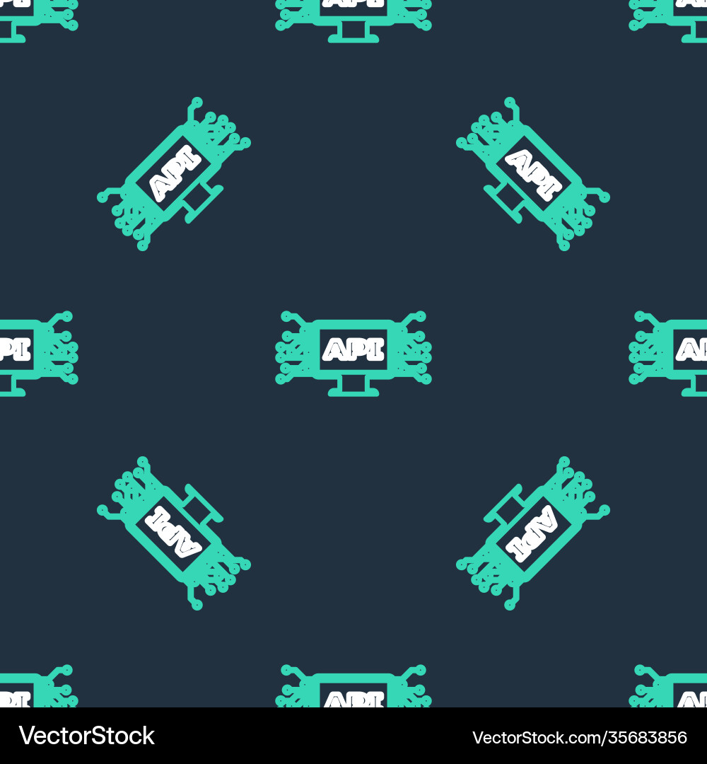Line computer api interface icon isolated seamless Line computer api interface icon isolated seamless vector image
