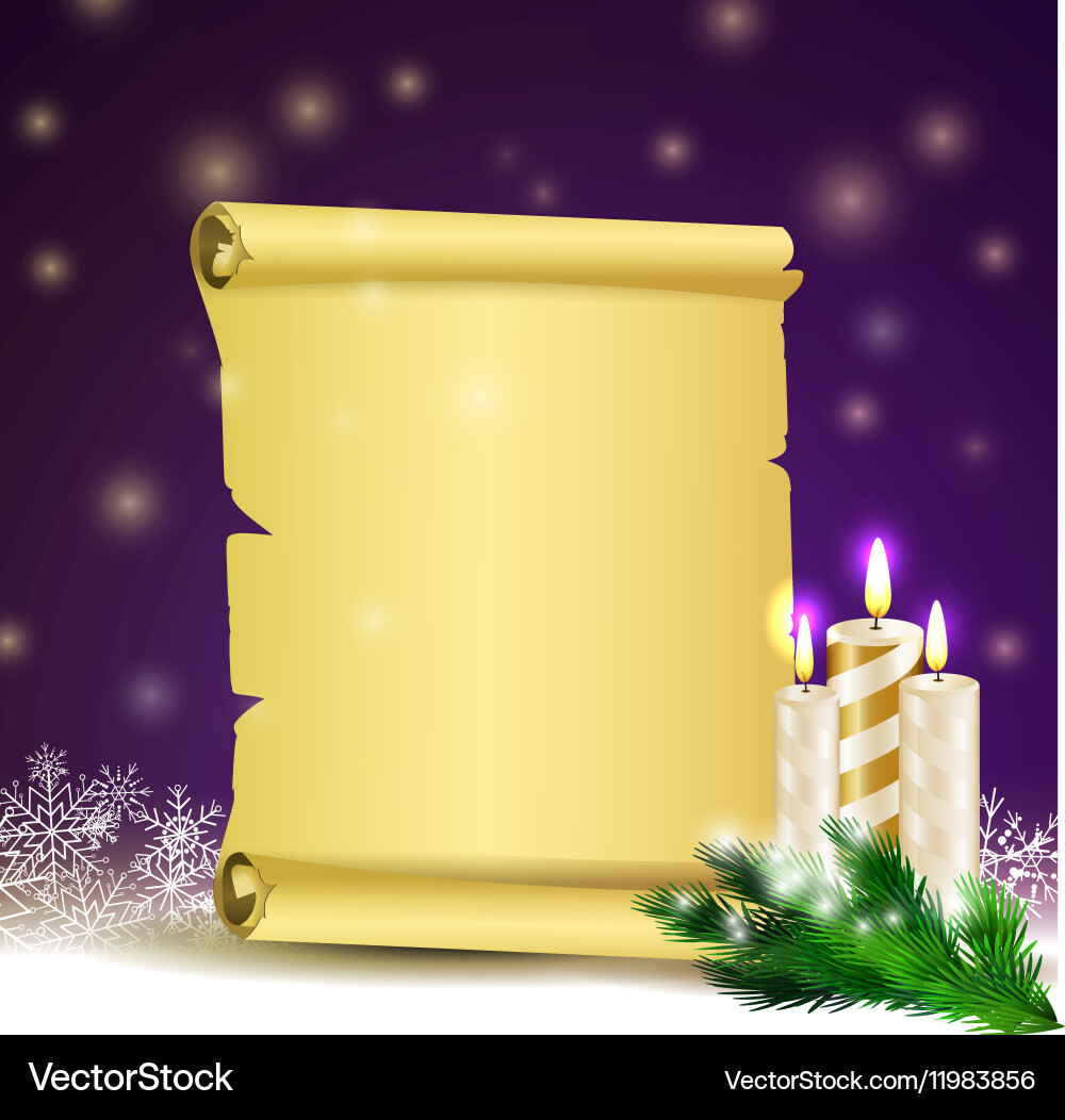 Old scroll paper Vector Image