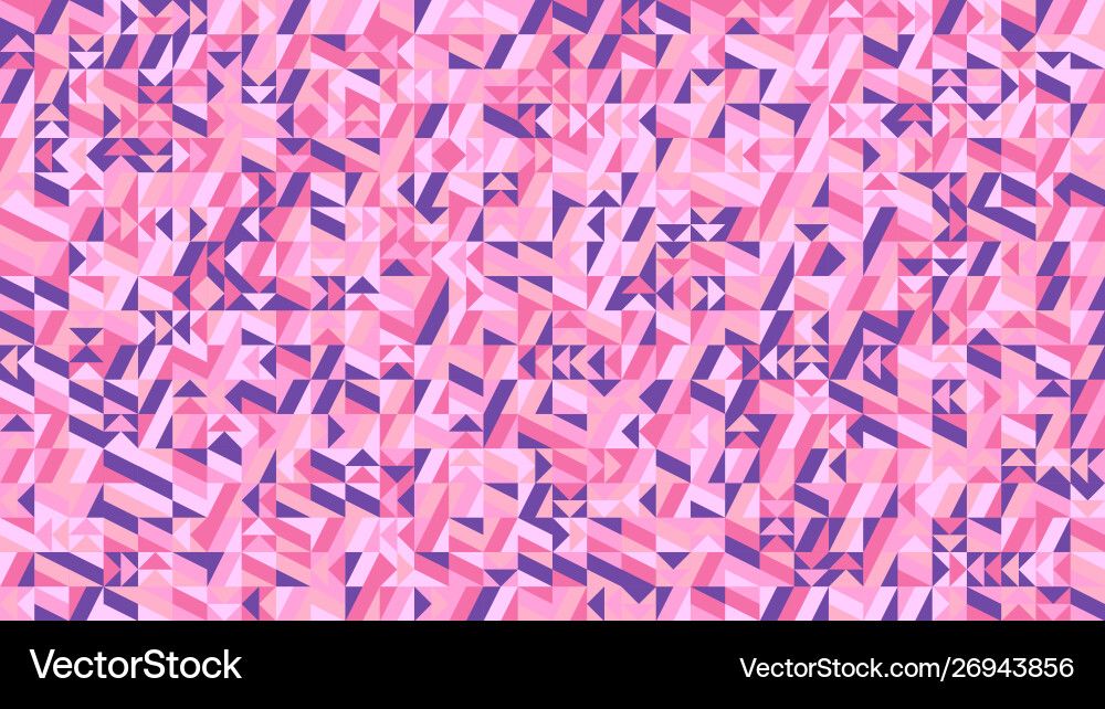 Random abstract chaotic triangle mosaic pattern vector image