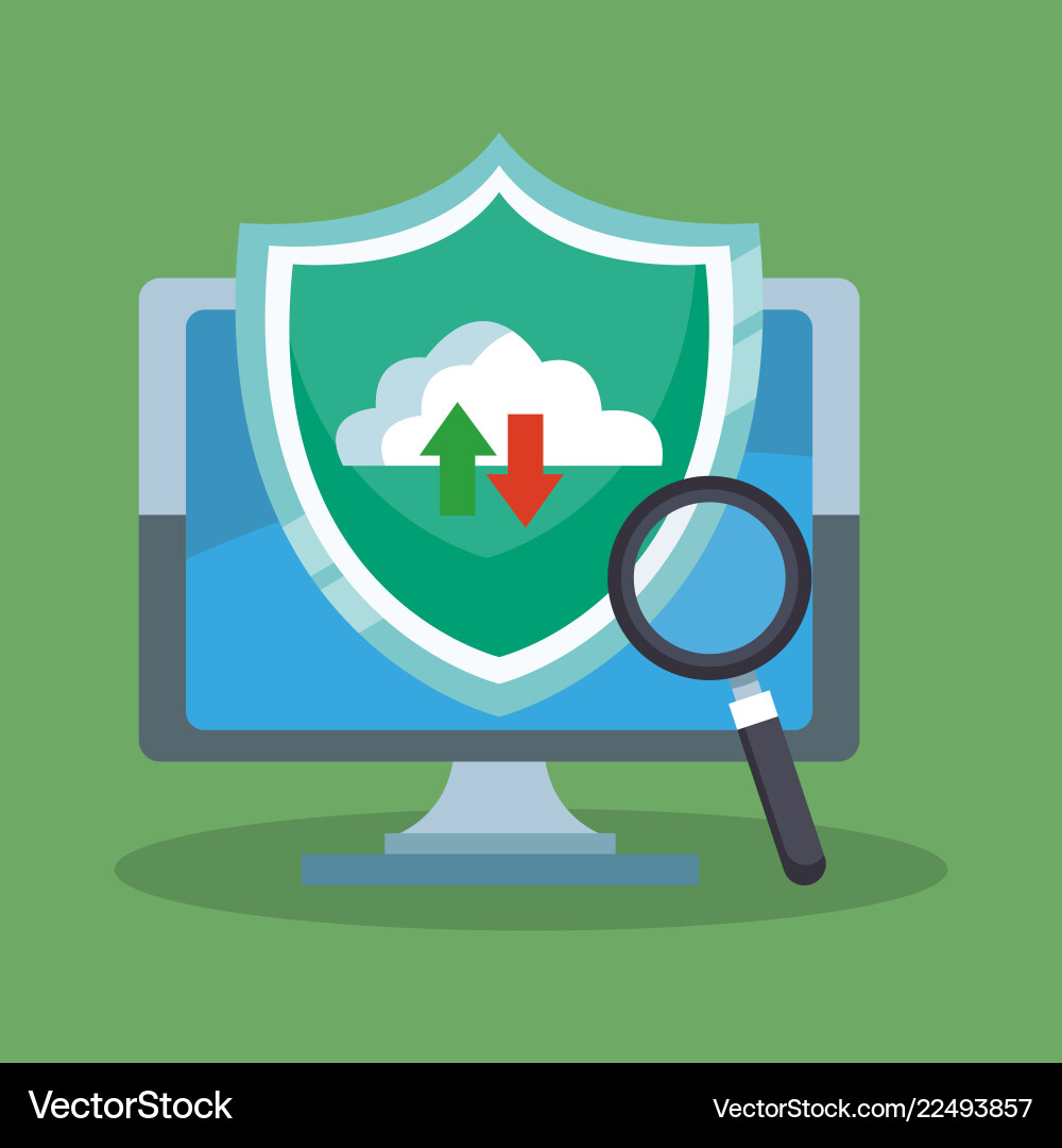 Cloud computing technology Cloud computing technology Vector Image