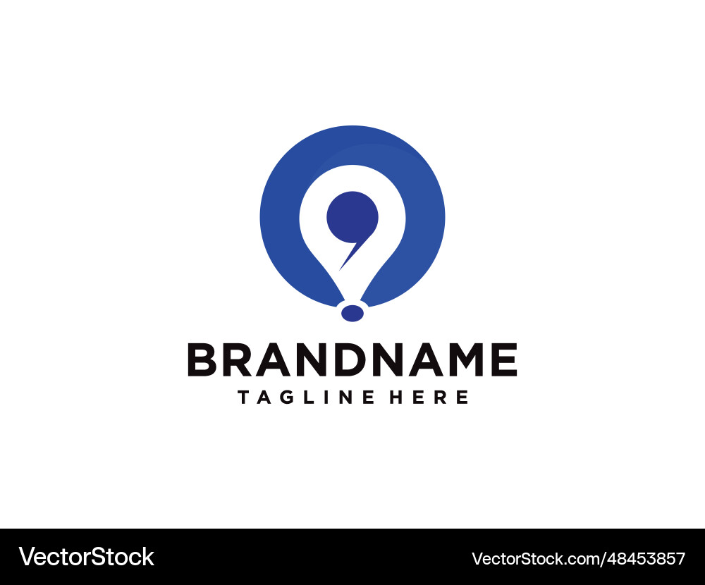 Mark logo location iconmap for maps google Mark logo location iconmap for maps google vector image