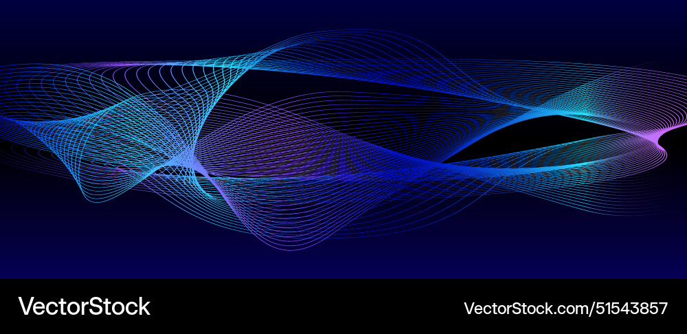 Shapes created with lines in the space Shapes created with lines in the space Vector Image