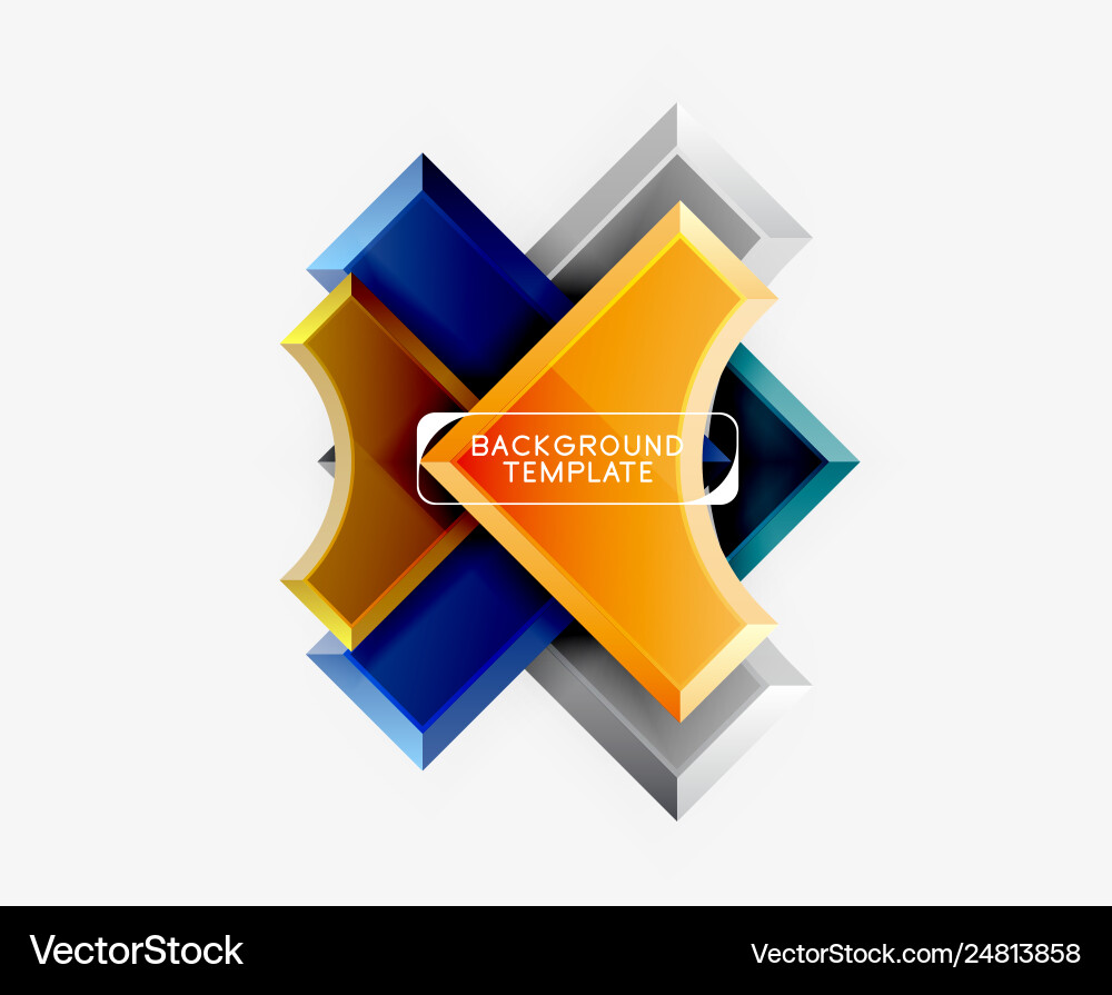 3d futuristic shapes abstract background 3d futuristic shapes abstract background Vector Image