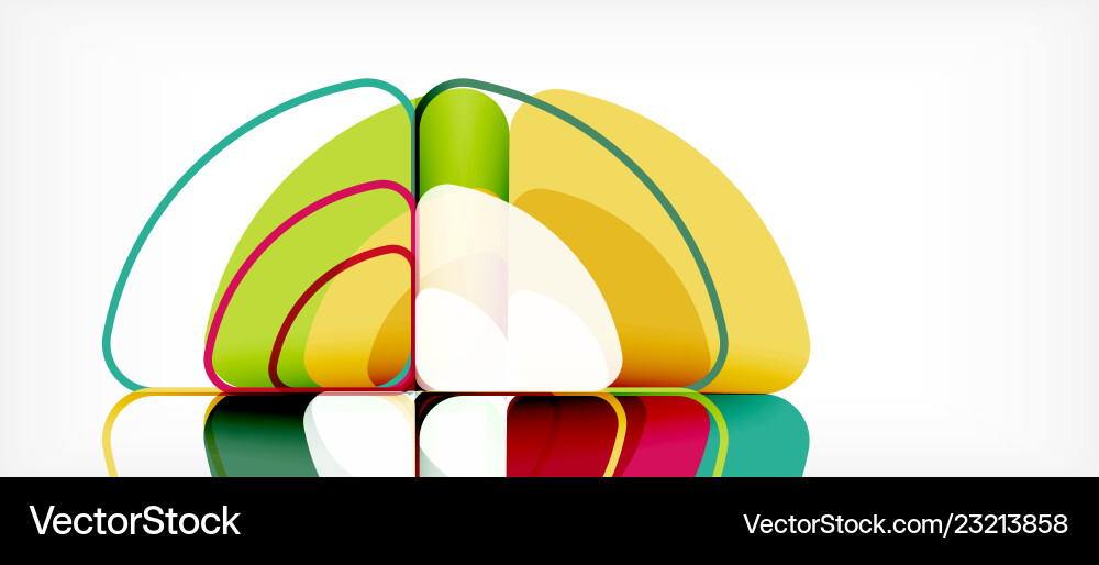 Circles and triangles geometric abstract Circles and triangles geometric abstract vector image