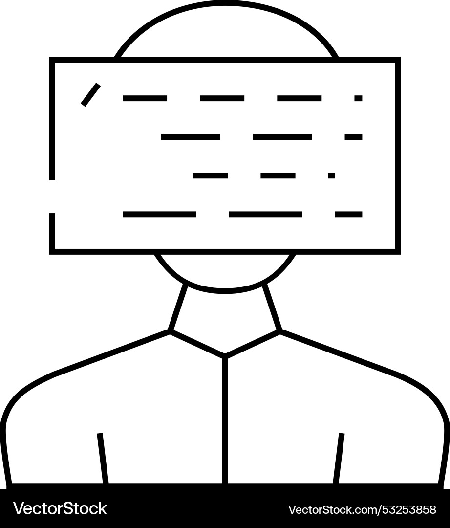 Client programming kyc line icon Client programming kyc line icon Vector Image