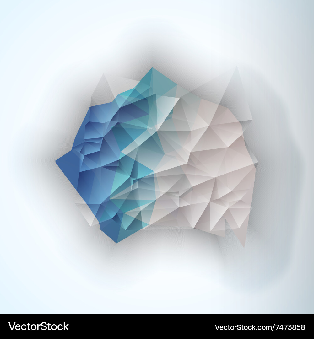 Geometric triangular abstract background vector image
