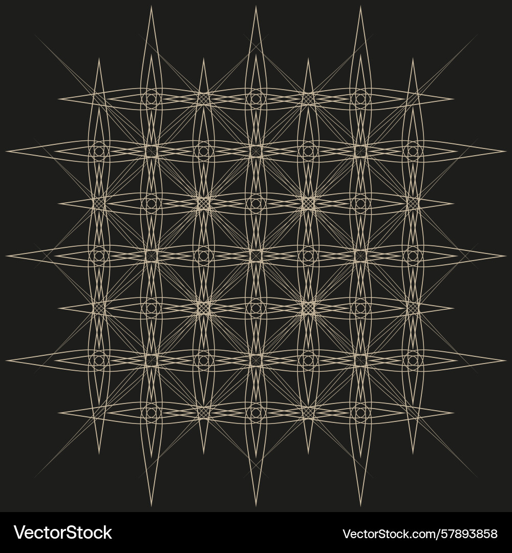 Intricate linear pattern abstract grid geometric Intricate linear pattern abstract grid geometric vector image