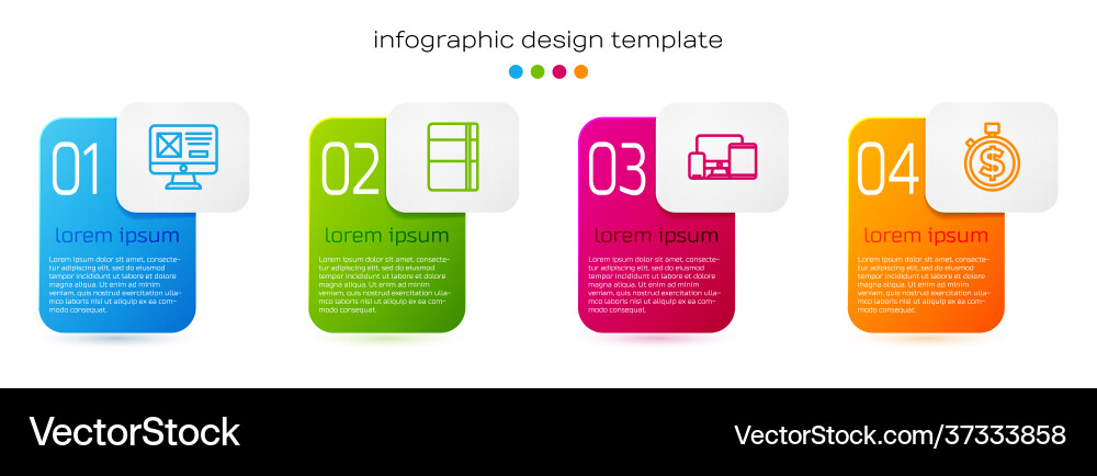 Set line ui or ux design sketchbook album Set line ui or ux design sketchbook album vector image