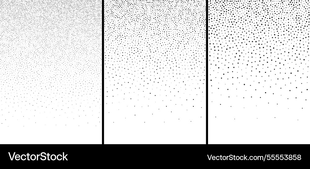 Set of abstract gradient circle dots backgrounds Set of abstract gradient circle dots backgrounds vector image