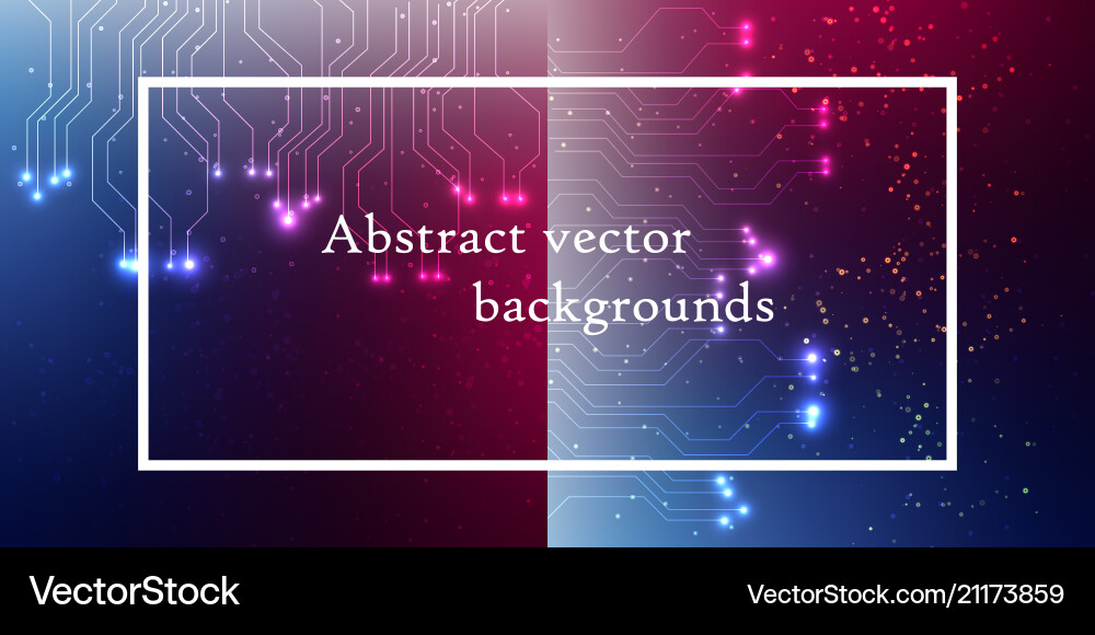 Abstract space background connection structure Vector Image