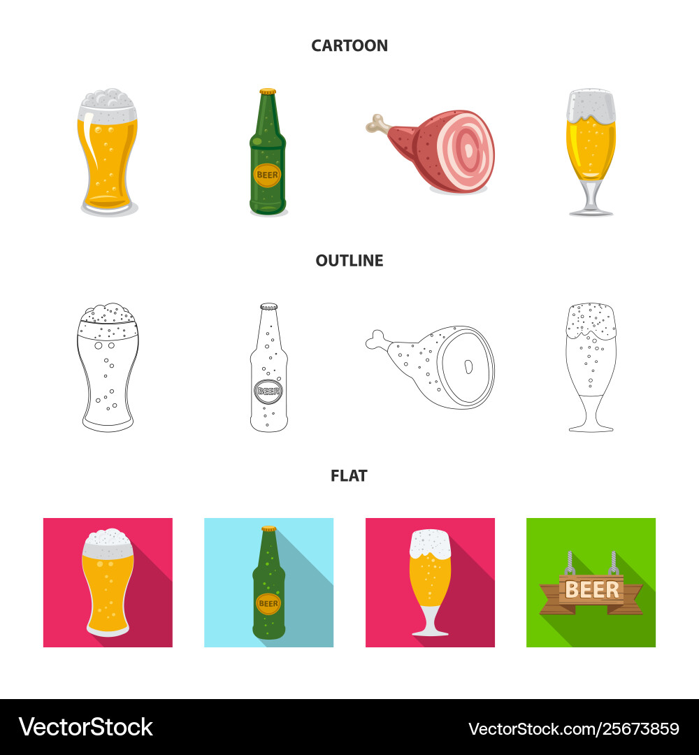 Design pub and bar sign collection Design pub and bar sign collection vector image