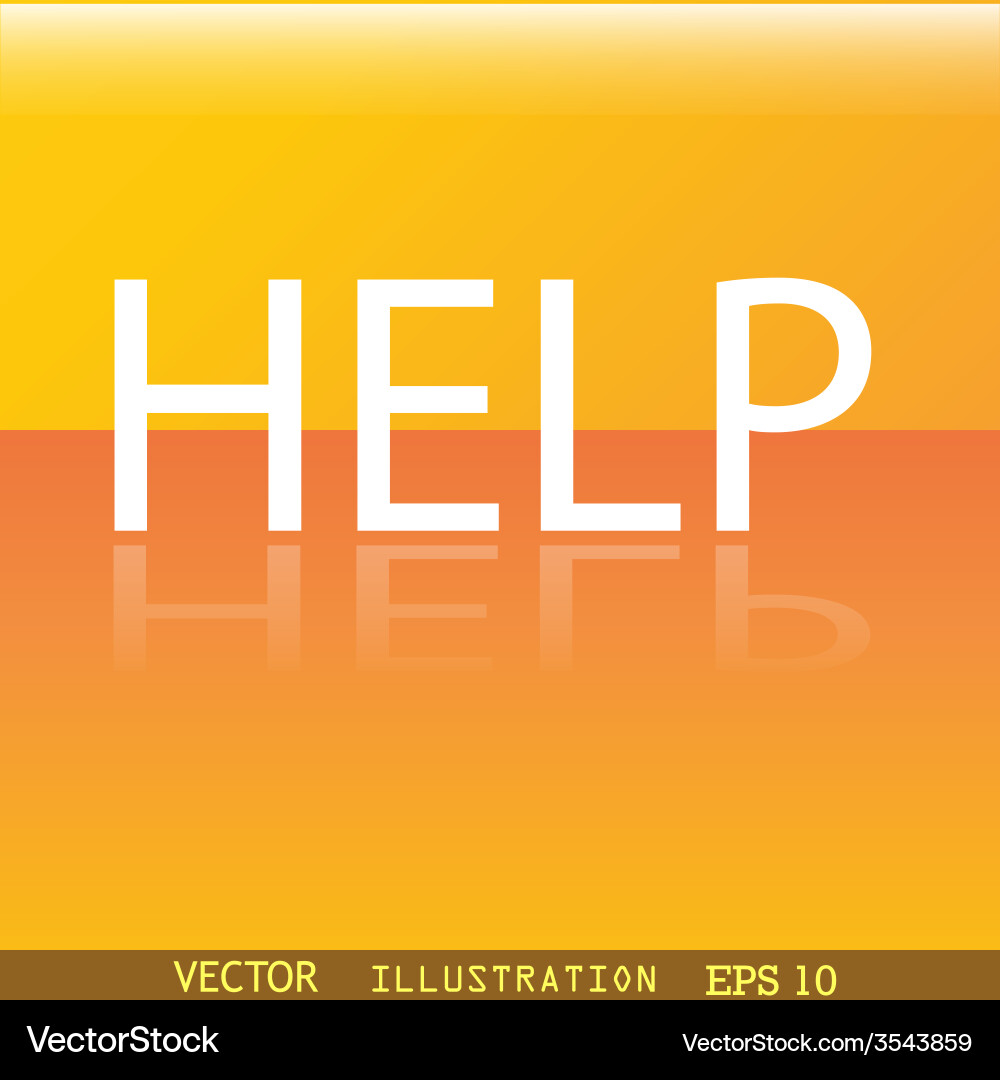 Help point icon symbol flat modern web design vector image