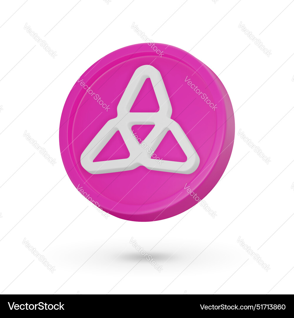 3d coin cryptocurrency symbol taiko – Royalty-Free Vector | VectorStock