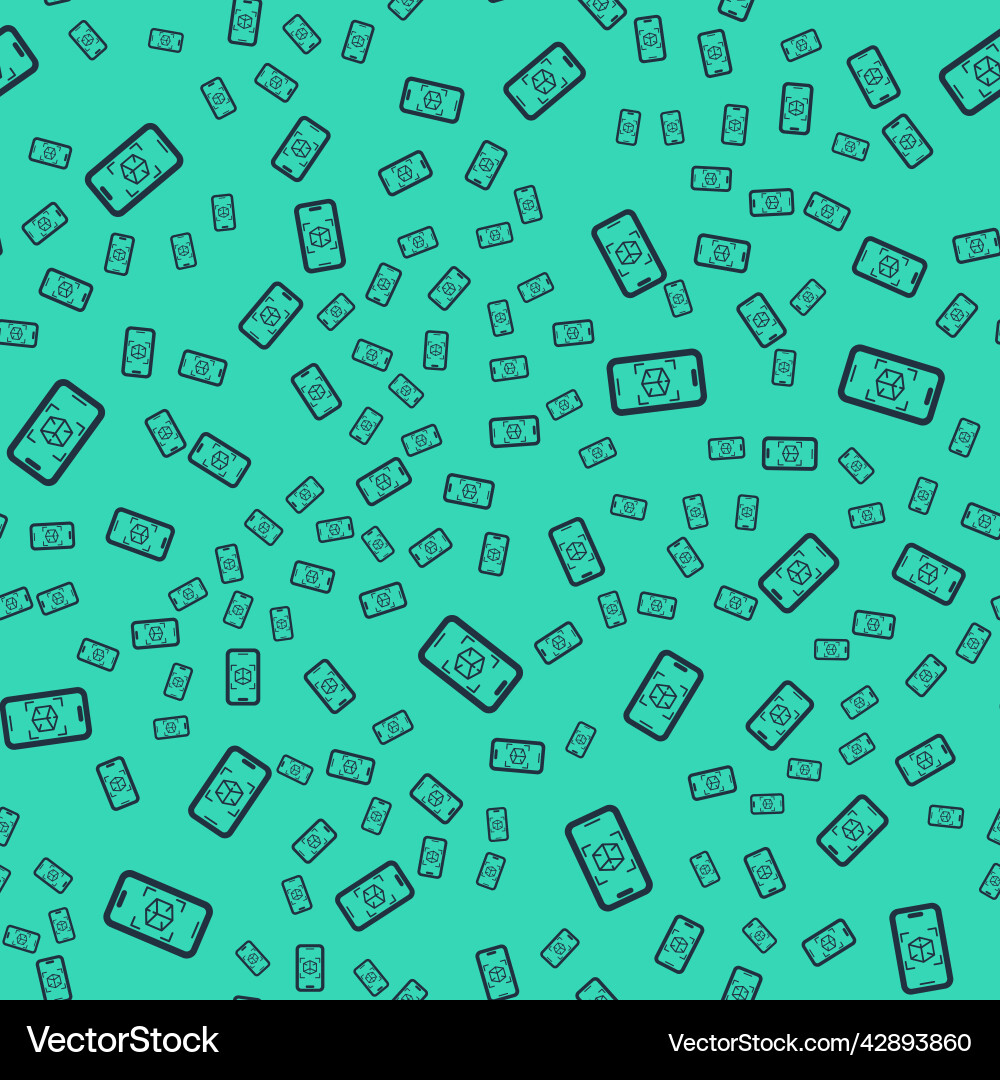 Black 3d modeling icon isolated seamless pattern vector image