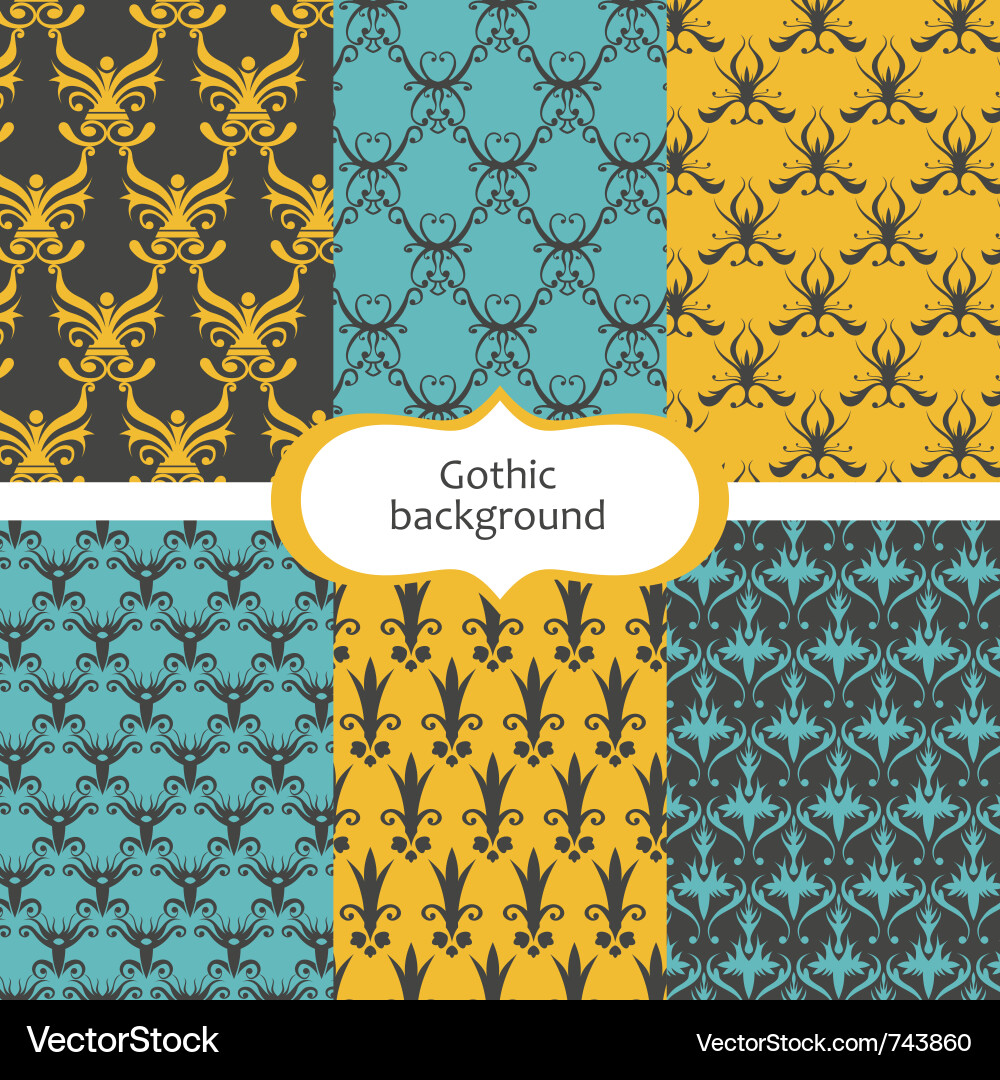 Damask Muster Vektorbild