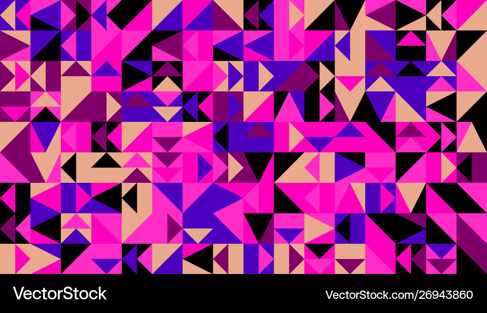 Random chaotic abstract mosaic pattern desktop vector image