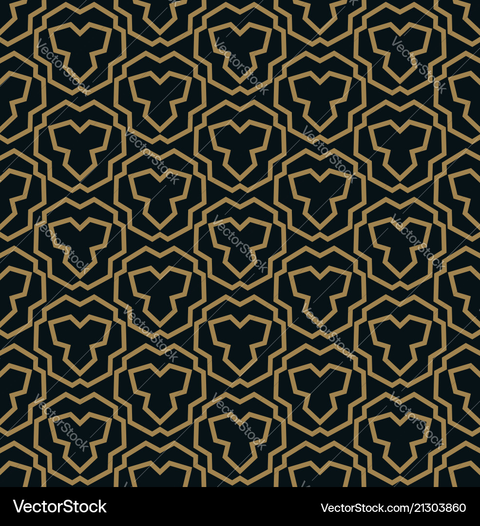 Seamless pattern of intersecting thin gold lines Seamless pattern of intersecting thin gold lines vector image
