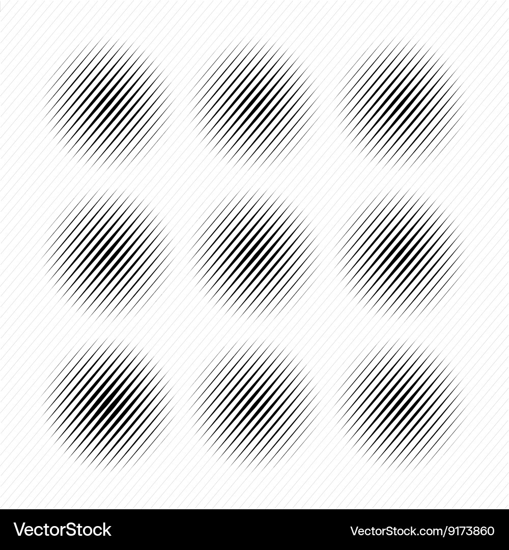 Set of abstract halftone dotted circles Vector Image