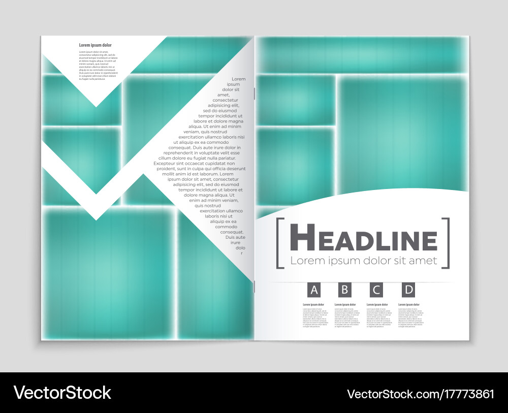 Abstract layout background set for art vector image