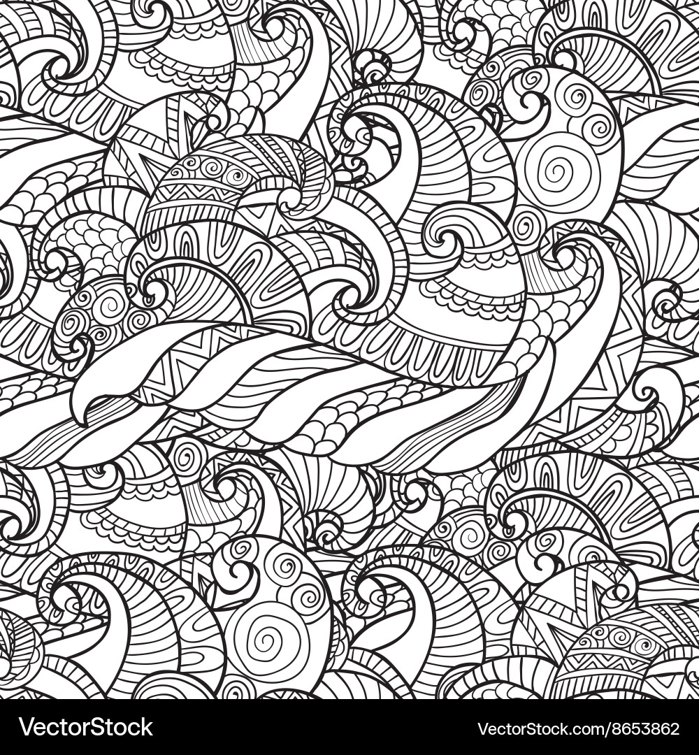 Abstract Wave Pattern vector image
