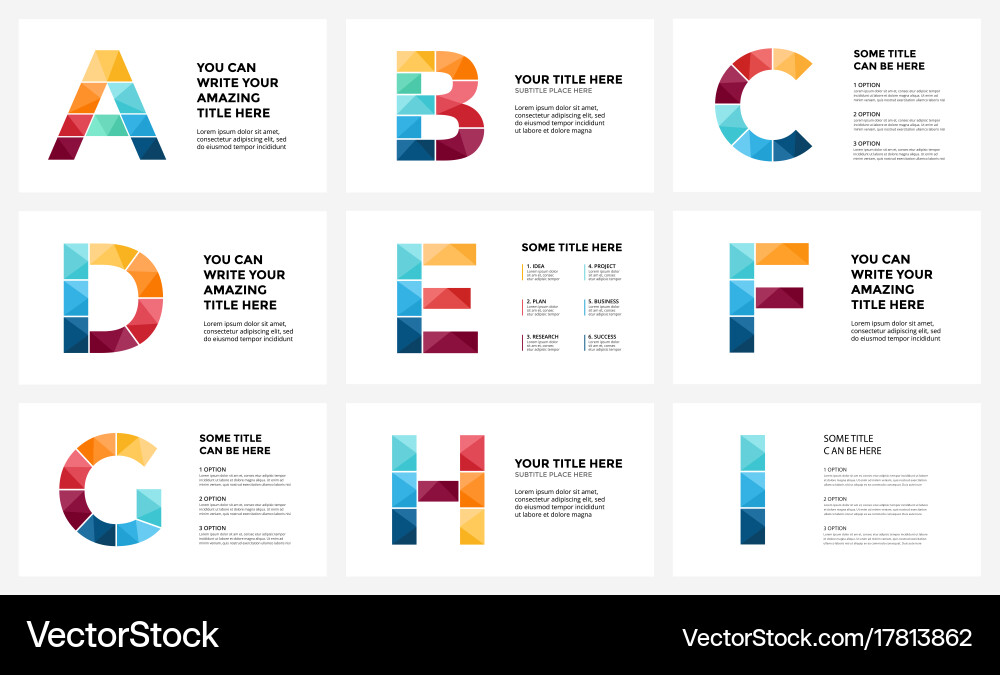Circular Arrow Graph Presentation Slide vector image