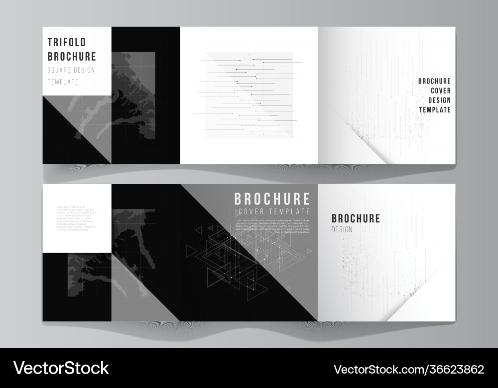 Layout quadratisch deckt Vorlagen ab Layout quadratisch deckt Vorlagen ab vektorbild