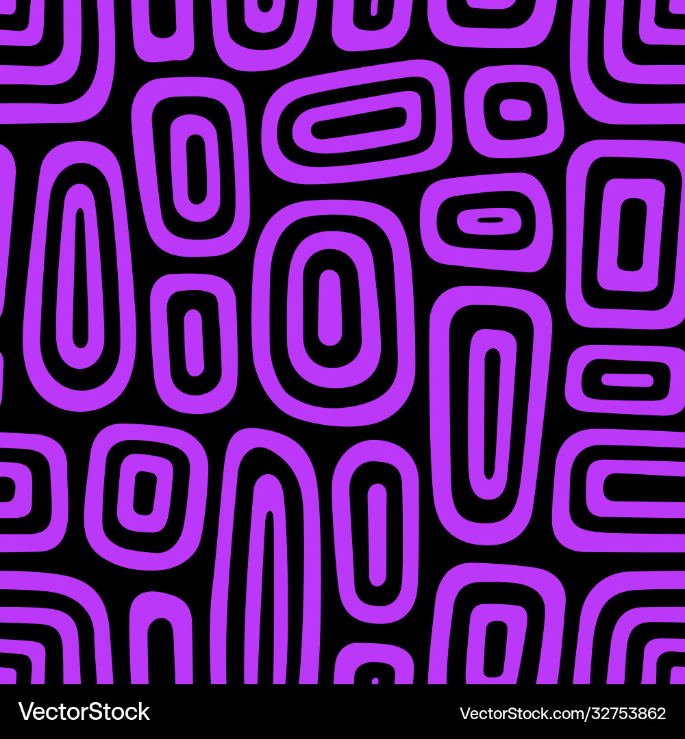 Linear abstract seamless pattern vector image