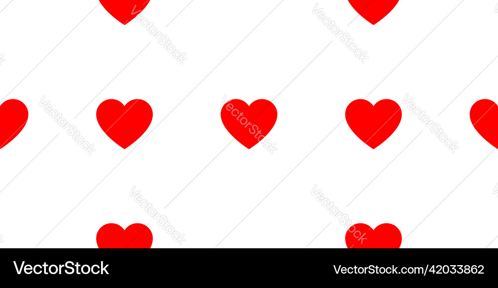 Seamless repeatable heart shape icon pattern Seamless repeatable heart shape icon pattern Vector Image