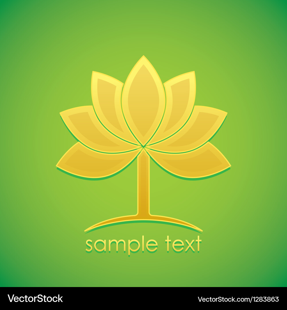 Elegant Tree Icon vector image