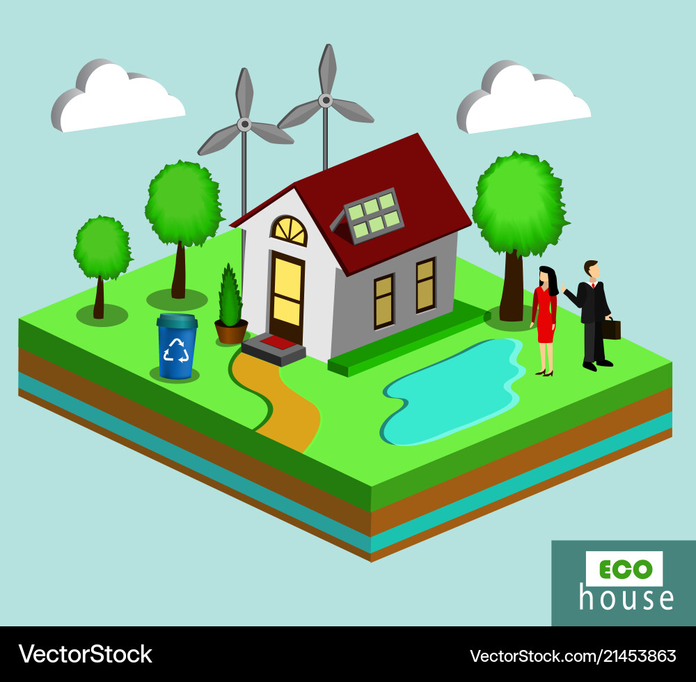 Isolated of environmentally Isolated of environmentally vector image