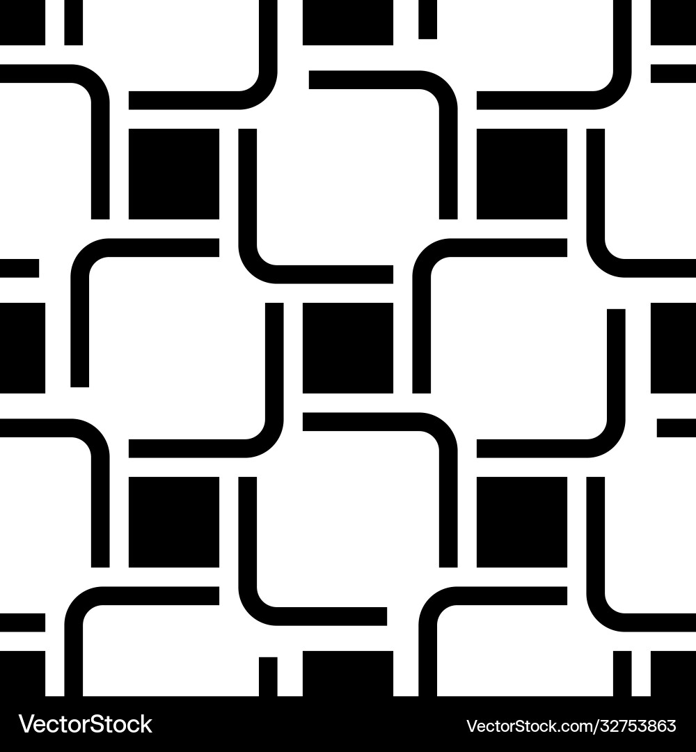 Linear abstract seamless pattern vector image