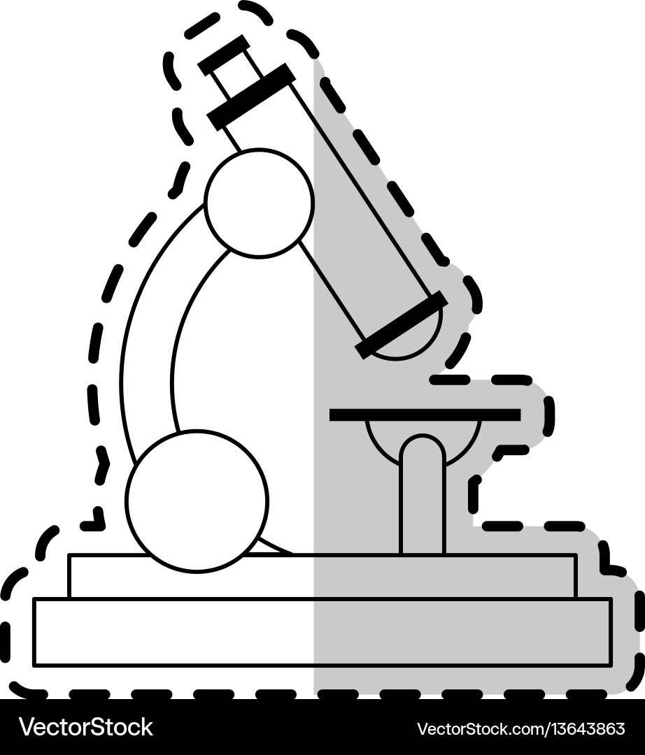 Microscope science icon image Microscope science icon image Vector Image