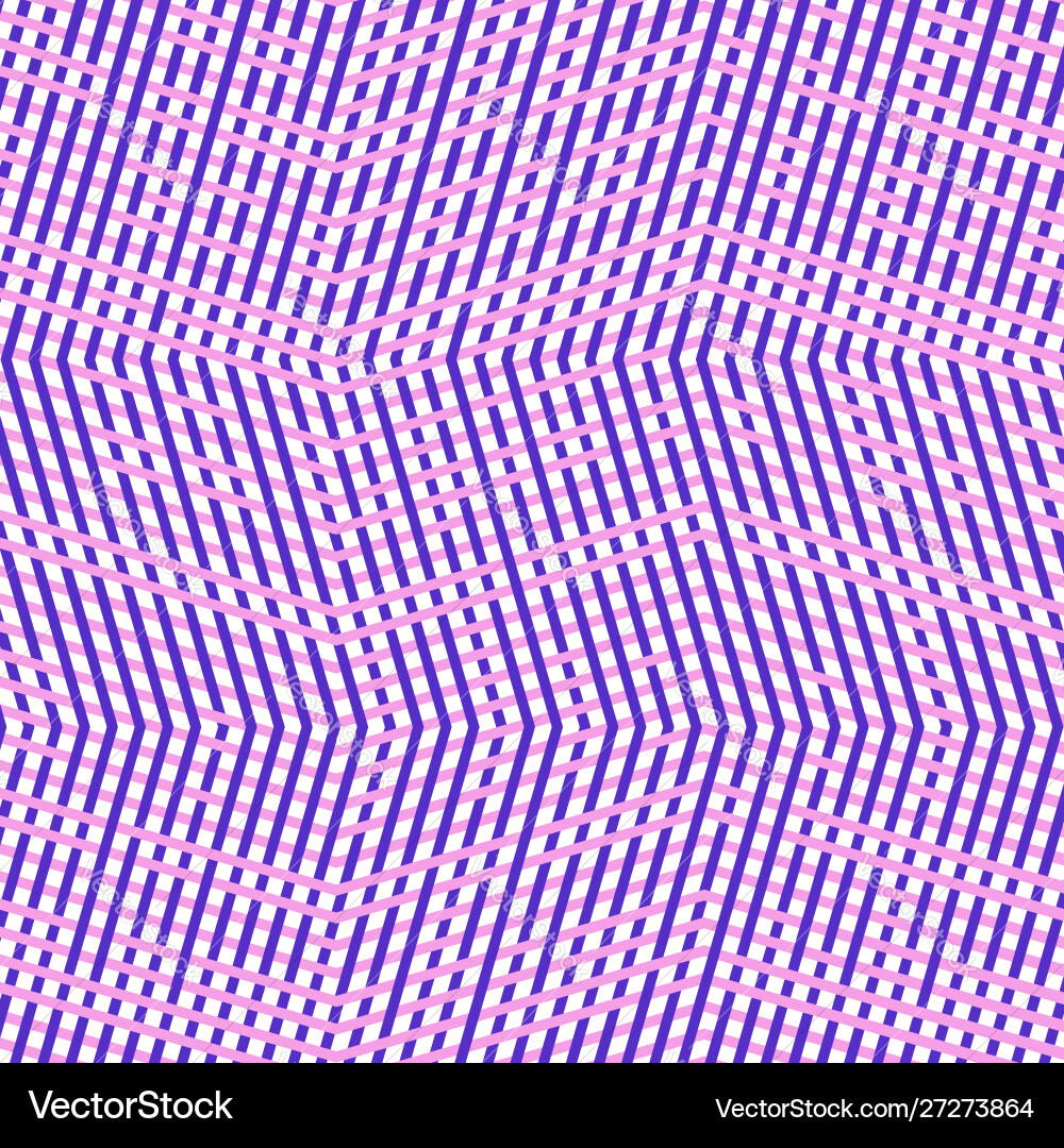 Intersected interweaved irregular lines stripes Vector Image