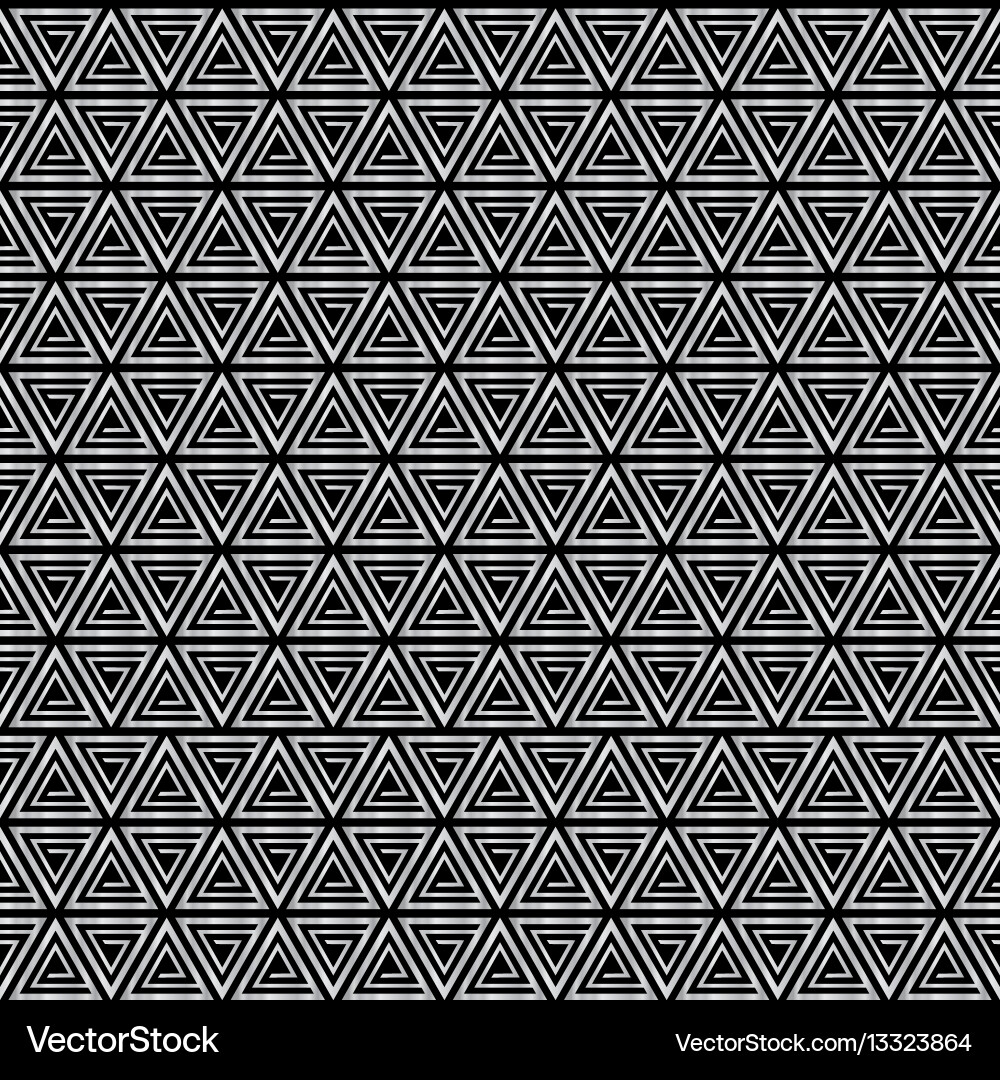 Seamless pattern background triangle retro Vector Image