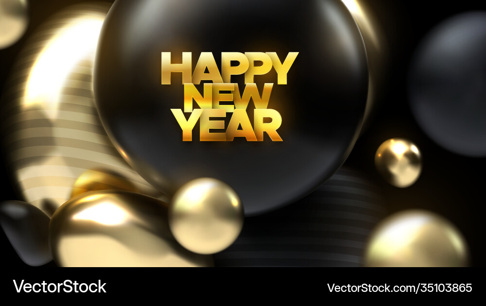 Happy new year holiday Happy new year holiday vector image