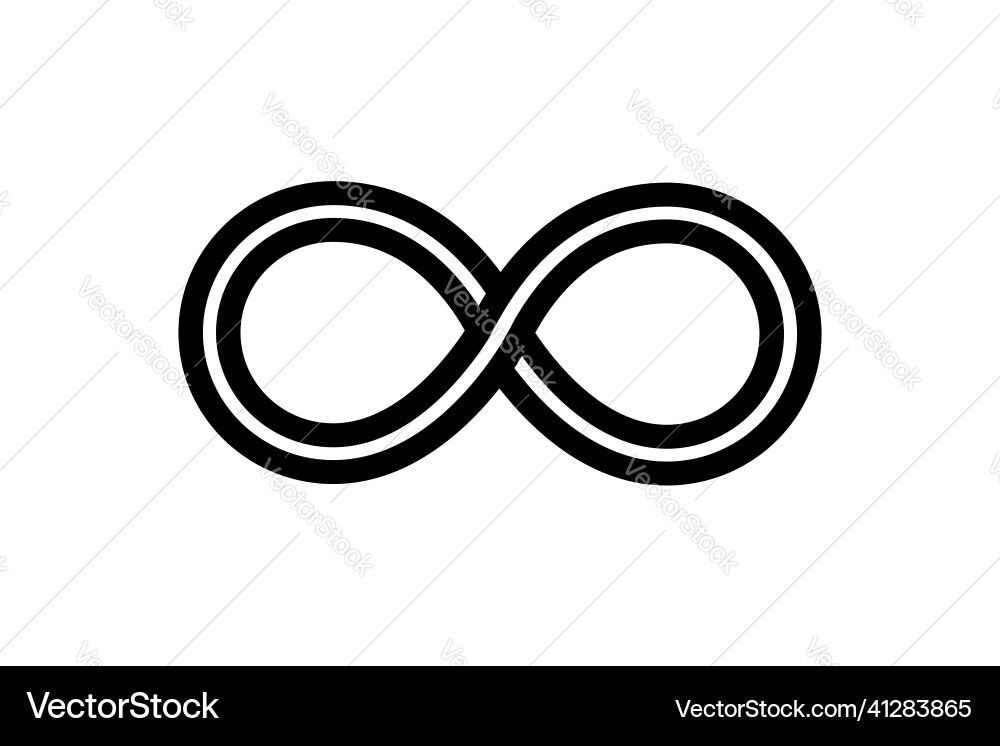 Infinity icon loop symbol endless sign infinite Infinity icon loop symbol endless sign infinite Vector Image