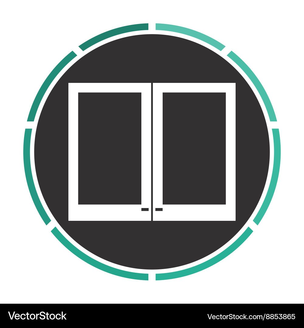 Window computer symbol Window computer symbol vector image